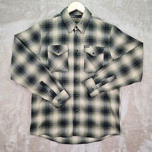 Dixxon Flannel Company The Platoon Pearl Snap Plaid Shirt Men's Sz M Long Sleeve